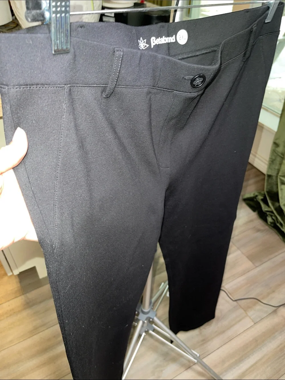 Betabrand Yoga Pants Belt Loop Faux Pockets Size 2XL - Picture 3 of 5